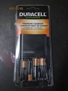 lot 128 image: duracell rechargable premium charge...