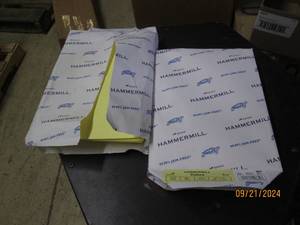 lot 134 image: 2 reams of hammer mill colors 8.5x1...