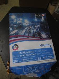 lot 135 image: 3 reams of xerox vitality multipurp...