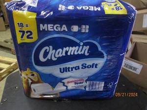 lot 149 image: pacakge of charmin 1872 rolls...