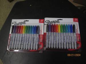 lot 185 image: 2 pacakges of 12 sharpies...