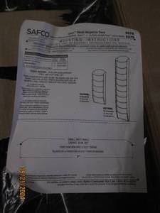 lot 195 image: safco onxy wall mount mag rack...