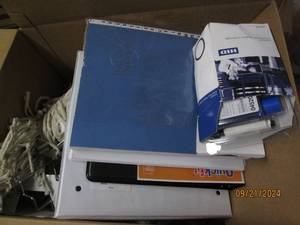 lot 196 image: box of office items...