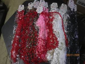 lot 238 image: 12 new necklaces with beads...