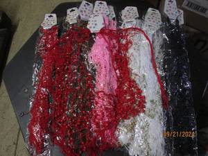 lot 240 image: 12 new necklaces with beads...