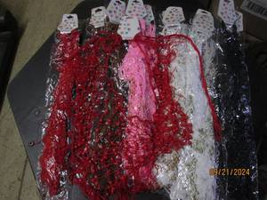 lot 242 image: 12 new necklaces with beads...