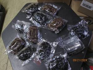 lot 251 image: 12 clip on hair buns...