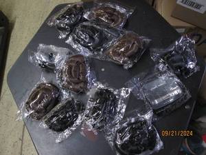 lot 253 image: 12 clip on hair buns...