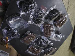 lot 257 image: 12 clip on hair buns...