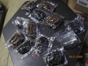 lot 258 image: 12 clip on hair buns...