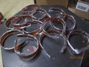 lot 259 image: 12 hair bands brown...