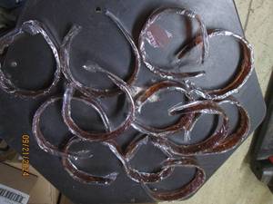 lot 260 image: 12 hair bands brown...