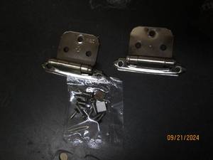 lot 284 image: case of 25 pair of flush mount chro...