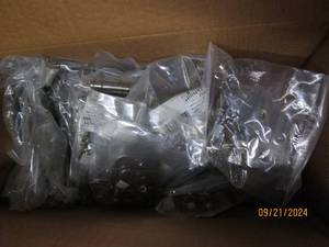 lot 289 image: case of 25 pair of flush mount chro...