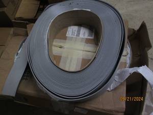 lot 292 image: 2 rolls of grey cove base 4 inches ...