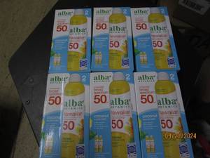 lot 310 image: 6 packages of 2 alba botanica broad...