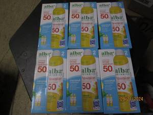 lot 314 image: 6 packages of 2 alba botanica broad...