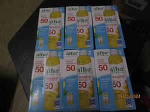 lot 319 image: 6 packages of 2 alba botanica broad...