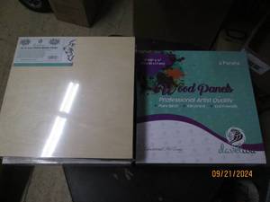 lot 322 image: 2 packges of 4 12 inch x 12 inch wo...