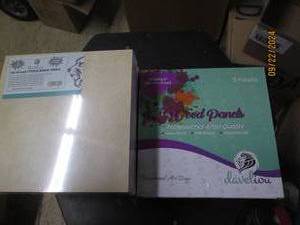 lot 333 image: 2 packages 5 wood panels 10 inch x ...