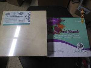 lot 335 image: 2 packages 5 wood panels 10 inch x ...
