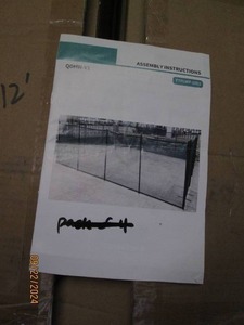 lot 348 image: 12 x12 fence looks like 4 in box pl...