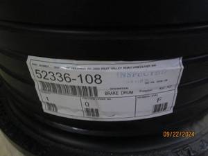 lot 360 image: accuride 52336-108 brake drum 14.50...