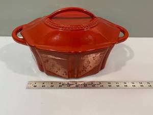 Isaac Mizrahi Cast Iron Enamelware Casserole