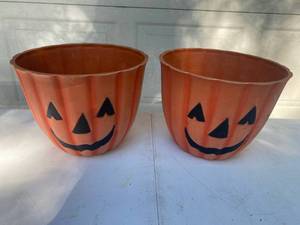 Pumpkin Floral Pots