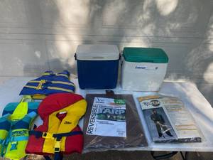 Kids Lifejackets and Coolers