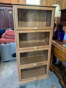 Laminated Wood Look Lawyers Bookcase