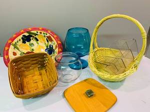Colorful Baskets and Bowls