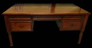 Nice Large Work Surface High Quality Wood Desk