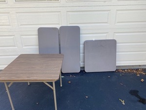 4 Card tables