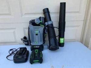 EGO BACKPACK BLOWER, includes Battery and Charger