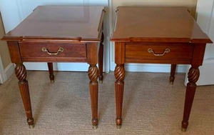 2 Ethan Allen Side Tables