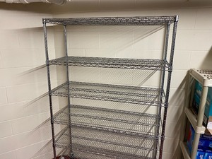 Chrome Rack with Wheels