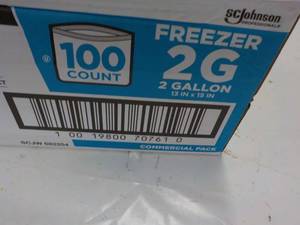 Ziploc 2 Gallon Bags...