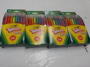4 x 24 Crayola Twistables...
