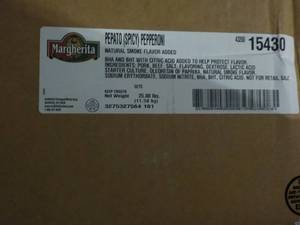 D - 25 lb. Box Frozen Margherita Pe...