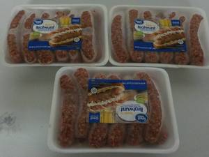 D - 3 pkgs Frozen Great Value Beer...