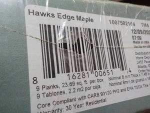2 ctns Traffic Master Hawks Edge Ma...