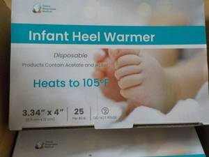 4 x 25 ct each Infant Heel Warmers-...