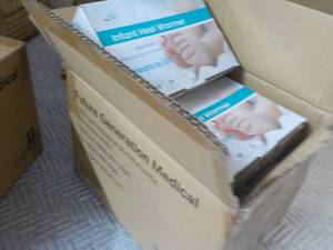 4 x 25 ct each Infant Heel Warmers-...