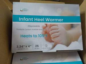 4 x 25 ct each Infant Heel Warmers-...