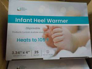 4 x 25 ct each Infant Heel Warmers-...