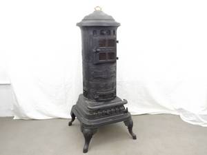 Antique Refurbished Cast Iron Parlor Stove