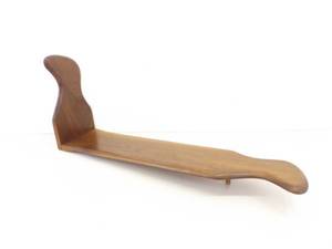 Vintage Mid Century Modern Tabletop Maplewood Book Shelf
