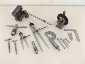 Lot of Misc Loose Starrett Micrometer etc. Machinist Tools