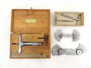 Lot of Misc Lufkin Micrometer etc. Machinist Tools